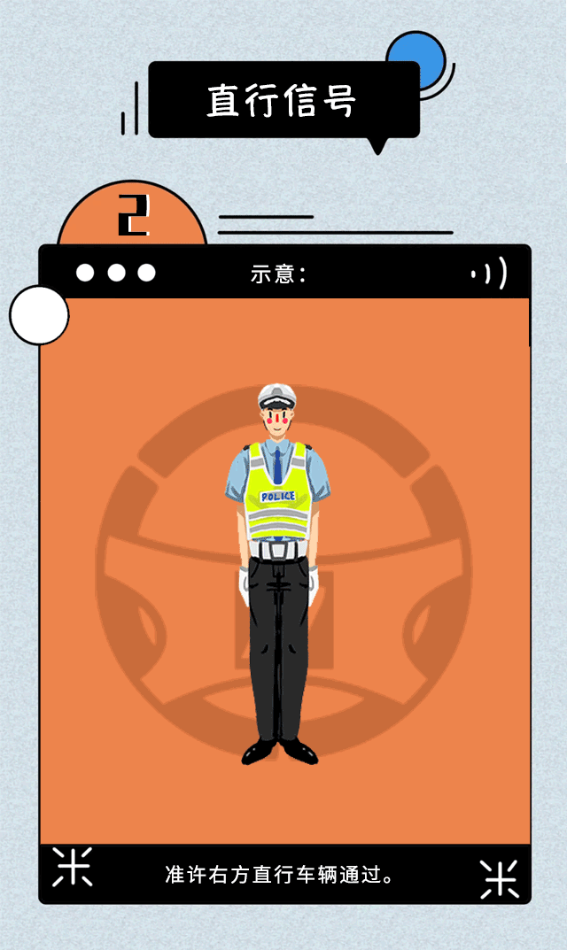 【濟(jì)寧大運(yùn)河駕校】令人頭暈蒙圈的交通手勢，一個(gè)手勢舞就能搞定(圖7)